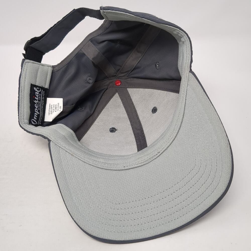 Leaf Patch Strapback Baseball Hat Gray One Size A… - image 7